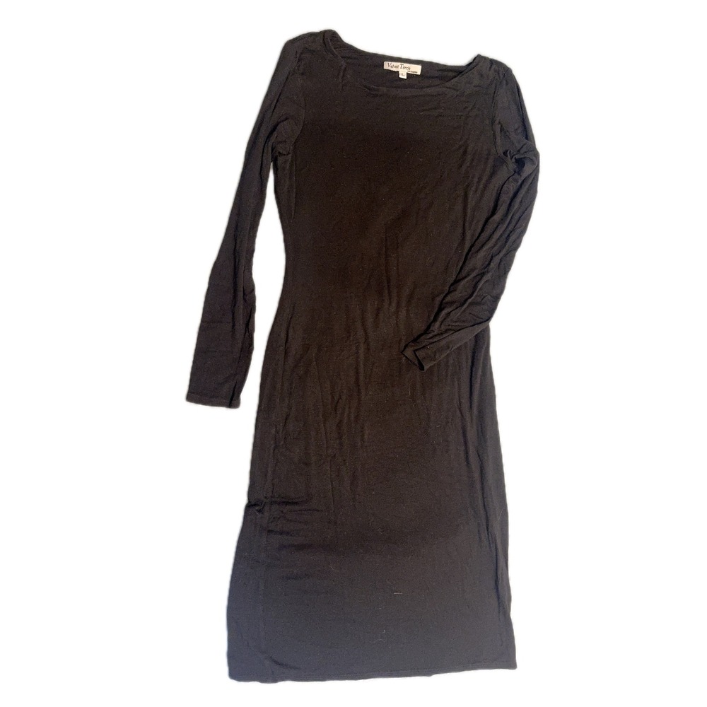 Velvet Torch Los Angeles Long Sleeve Bodycon Midi Dress - Size L